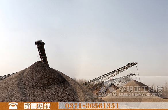 砂石骨料加工现场